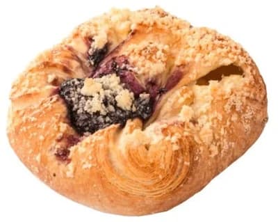 William Thomas Artisan Bakery Kroláč s tvarohem a borůvkami