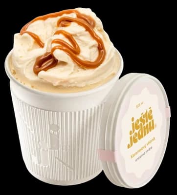 Ještě jednu Zmrzlina karamelový větrník