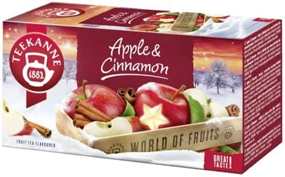 Teekanne World of Fruits Čaj Fruits jablko & skořice 45g