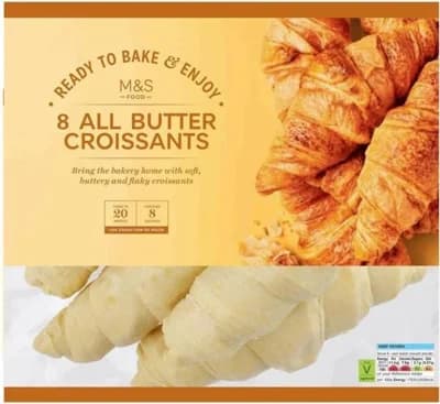 Marks & Spencer Francouzské croissanty z listového těsta k dopečení
