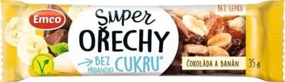 Emco Tyčinka Super Ořechy, čokoláda a banán