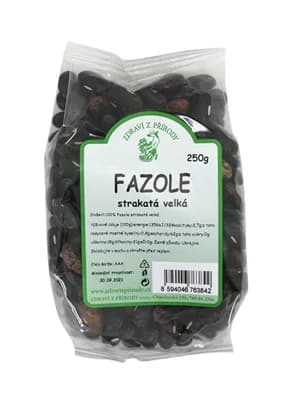 Zdraví z přírody Fazole strakatá velká