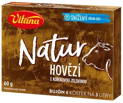 Vitana Natur bujón hovězí 3l (6×10g)