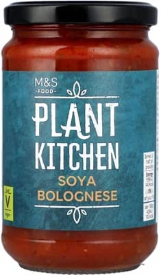 Marks & Spencer Rajčatová omáčka se žampióny, sójovým proteinem, mrkví, cibulí a bylinkami
