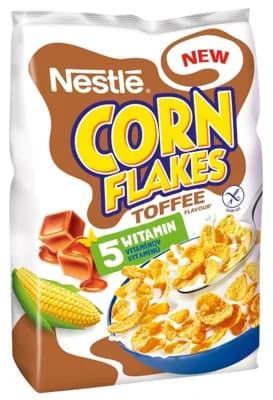 Nestlé Corn Flakes s příchutí Toffee
