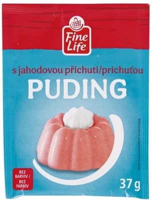 Fine Life Puding jahodový