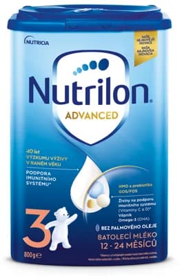 Nutrilon Advanced 3 batolecí mléko, 12-24 m.