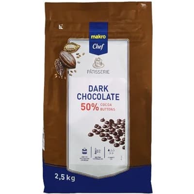 METRO Chef Čokoládové čočky hořká čokoláda 50% 2,