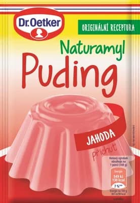 Dr. Oetker Naturamyl Puding s příchutí jahody