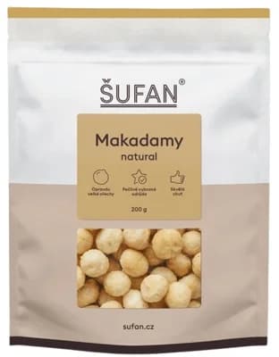 Šufan Ořechy - makadamové ořechy natural