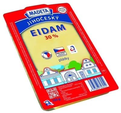 Madeta Eidam jihočeský plátkový (30%)