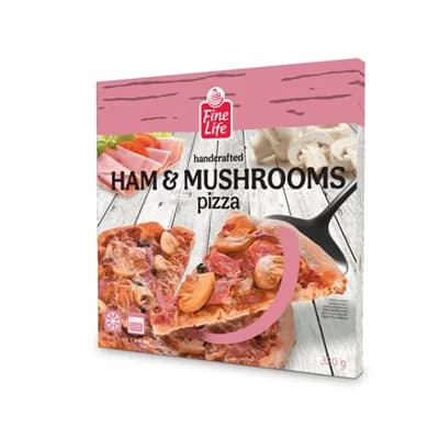Fine Life Pizza Šunka a žampiony mraž.