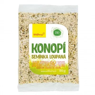 Wolfberry Konopná semínka loupaná BIO