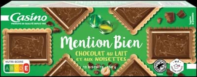 Casino Sušenky s mléčnou čokoládou a ořechy