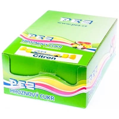 PEZ hroznový cukr citrónový 27 x