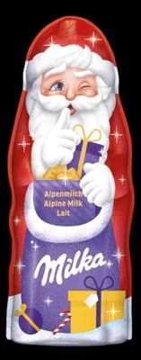 Milka Santa dutá figurka, mléčná čokoláda