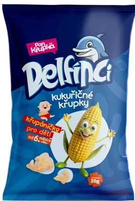 Delfínci Kukuřičný snack bez soli