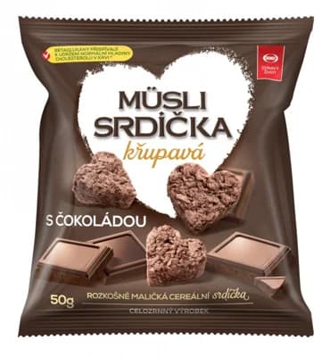 Semix Musli srdíčka křup. čokoláda-sáček