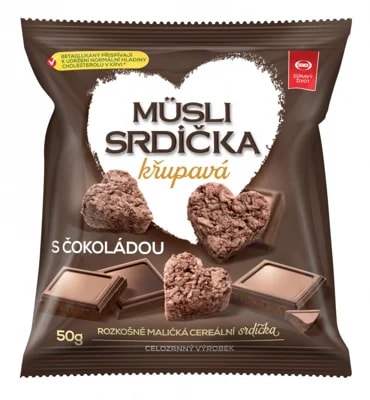 Semix Musli srdíčka křup. čokoláda-sáček