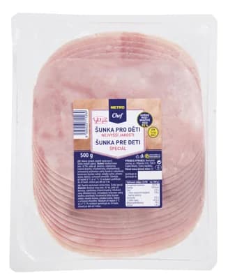 Metro Chef Šunka pro děti plátky nejvyšší jakosti (92% masa)