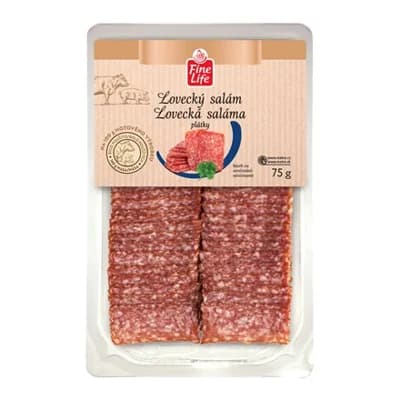 Fine Life Lovecký salám plátky chlaz.
