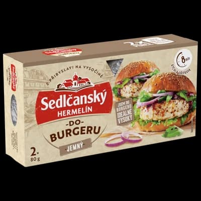 Sedlčanský Hermelín do Burgeru (2x80g)