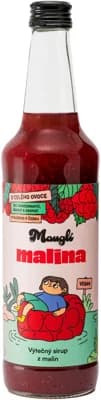 Mauglí Sirup malina sklo