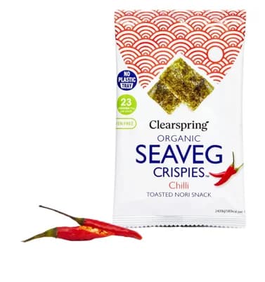 Clearspring BIO Křupavé nori řasy s chilli