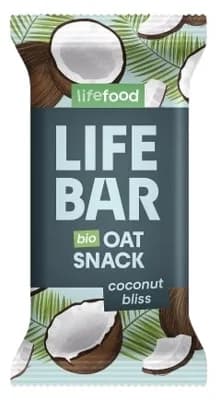 Lifefood Lifebar BIO Oat snack kokosový