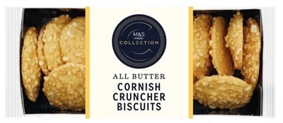 Marks & Spencer Máslové sušenky s extra vyzrálým čedarem Cornish Cruncher