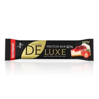 Nutrend Deluxe 32% Proteinová tyčinka příchuť jahodový cheesecake