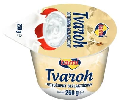 Tami Termizovaný odtučněný tvaroh bezlaktózový