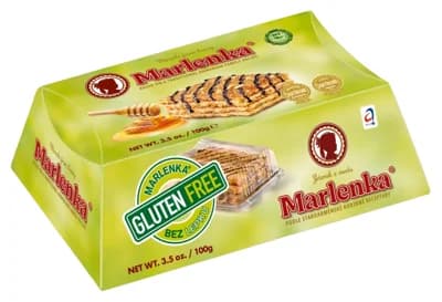 Marlenka Bezlepkový medový dortík s vlašskými ořechy