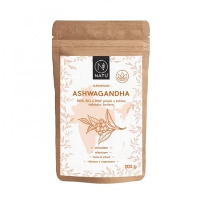 NATU Ashwagandha BIO prášek 200 g