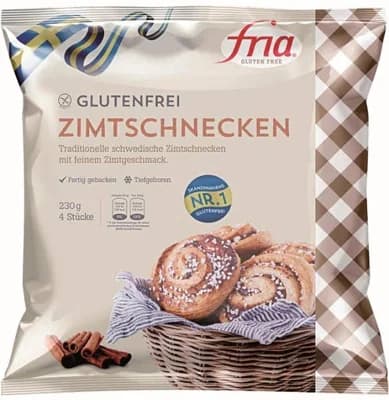 Fria Šnek skořicový bezlepkový 4x57,5g mražený