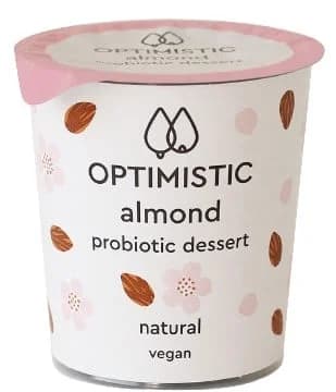 Optimistic Rostlinný dezert mandlový