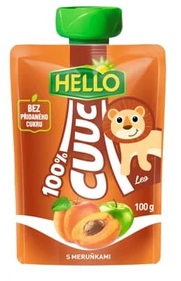 Hello Cuuc 100% ovocná přesnídávka s meruňkami kapsička
