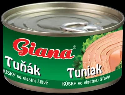 Giana Tuňák kousky ve vlastní šťávě