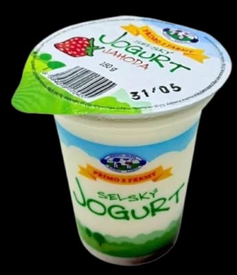 Přímo z farmy Selský jogutr jahodový smetanový