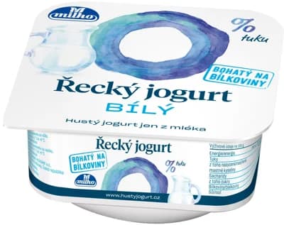 Milko Řecký jogurt 0 % bílý