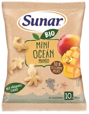 Sunar BIO Dětské křupky mini oceán mango 10m+