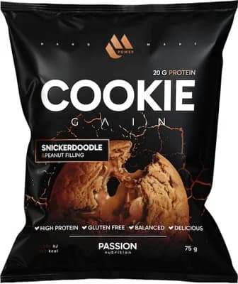 Passion Nutrition MPower Cookie Gain - Snickerdoodle/arašídová náplň