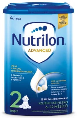 Nutrilon Advanced 2 pokračovací kojenecké mléko, 6-12 m.