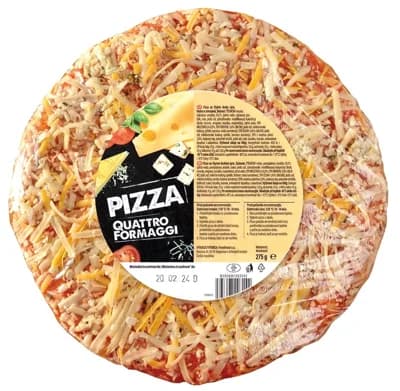 Quattro formaggi pizza