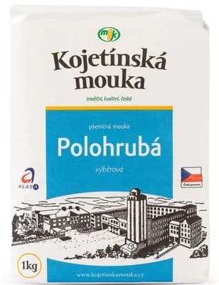 Kojetínská mouka Pšeničná mouka polohrubá