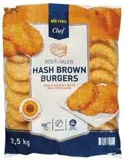 Metro Chef Hashbrown burger