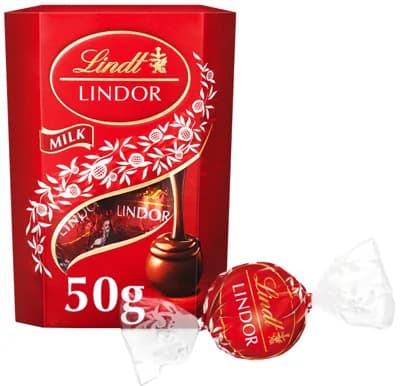 Lindt Bonboniéra LINDOR pralinky Mléčná čokoláda mini balení