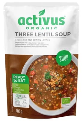 Activus BIO Polévka ze tří druhů čočky