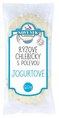 Nový věk Rýžové chlebíčky jogurtové