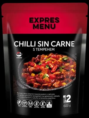 EXPRES MENU Chilli sin carne, 2 porce